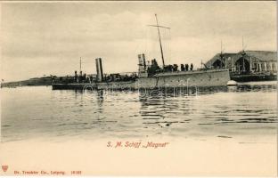 SMS Magnet Osztrák-Magyar Monarchia Magnet-osztályú torpedóhajója (őrhajója) / K.u.K. Kriegsmarine S.M.Schiff Magnet / Austro-Hungarian Navy torpedo boat