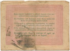 1848. 5Ft "Kossuth bankó" vörösesbarna T:III fo., lyuk Adamo G109