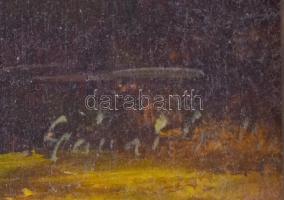 Herendi Gyula (Gávai Gáll 1926-), 2 db mű: Virágcsendélet. Olaj, fa, jelzett, sérült fa keretben, 25...