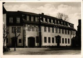 Weimar, Goethe-Nationalmuseum, Außenänsicht am Frauenplan. L. Held Hofphotogr. (EK)