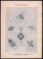 cca 1900 Mappin & Webb ékszer katalógus 96 p. Szétvált papírkötésben
