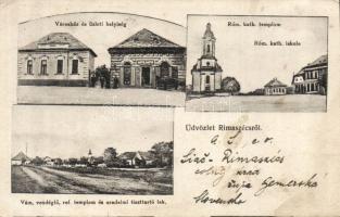 Rimaszécs town hall, church