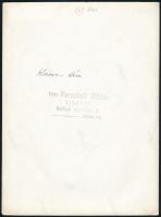 Korschelt Miklós (1900-1982): Kassa - Dóm, pecséttel jelzett, feliratozott fotóművészeti alkotás, fe...
