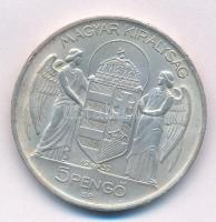 1939. 5P Ag "Horthy balra" T:2 több kis ph. 
Adamo P8.2