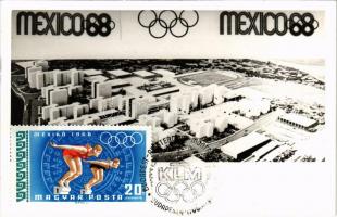 XIX Olympiad / 1968 Summer Olympics in Mexico City, sports advertising card (non PC)