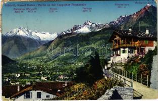 1913 Merano, Meran (Südtirol); Partie an der Tappeiner Promenade / health resort, spa. Originalaufn. u. Verlag von Lorenz Fränzl 510/45. (EK)