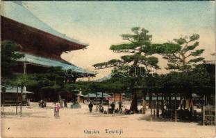 Osaka, Tennoji / square, market vendors (EK)