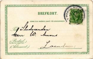 1897 (Vorläufer!) Stockholm, Stockholms Utställningen 1897. Officiella Brefkort. Turistpaviljongen /...