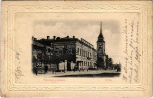 1904 Tula, street view, school, Russian Orthodox church (EK)