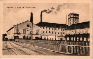 1912 Neudau (Steiermark), Spinn-Fabrik / spinning mill. Photogr. aus dem Atelier Sitzwohl. Verlag Ferdinand Gortan (EK)