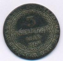 1812G 3kr Cu "I. Ferenc" T:3 Krause KM#2116