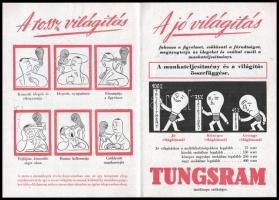 Világítással kapcsolatos reklámok (Tungsram Rossz világítás káros, Izzólámpás és fénycsöves világítá...