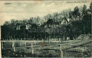 1935 Balatonberény fürdő, nyaralók