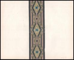 1897 Trencsén vármegye térképe, tervezte: Gönczy Pál, kiadja: Posner Károly Lajos és Fia, hátoldalon...