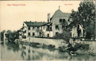 Pöstyén-fürdő, Kúpele Piestany; Vág részlet / Waag / Váh river