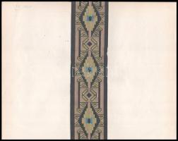 1896 Nyitra vármegye térképe, tervezte: Gönczy Pál, kiadja: Posner Károly Lajos és Fia, hátoldalon a...