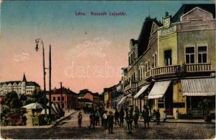 1921 Léva, Levice; Kossuth Lajos tér, piac / square, market (EK)