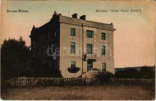 Vatra Dornei, Dornavátra, Bad Dorna-Watra; Kurhaus Kaiser Franz Josef I / spa hotel (Rb)