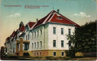 Dicsőszentmárton, Tarnaveni, Diciosanmartin; Kisküküllő vármegyei közkórház és elmegyógyintézet (kórház és tébolyda) / hospital and asylum