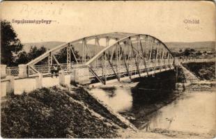 Sepsiszentgyörgy, Sfantu Gheorghe; Olt híd. Vasúti levelezőlapárusítás 2398. / Olt river bridge (EK)