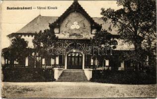 1917 Szatmárnémeti, Satu Mare; Városi kioszk / kiosk (fa)