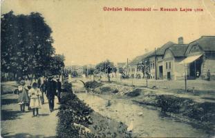 Homonna Kossuth Lajos street