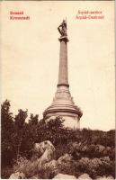 Brassó, Kronstadt, Brasov; Árpád szobor / statue