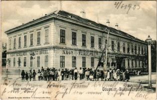 1903 Buziásfürdő / Baile Buzias; Nagy Szálloda és fürdőigazgatóság. Nosek Gusztáv / grand hotel and spa directorate (Rb)