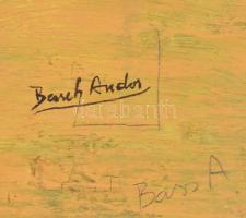 Basch és Bass jelzéssel: Csendélet. Olaj, papír, 46x42 cm