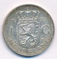 Hollandia 1955. 1G Ag "I. Julianna" T:1- patina 
Netherlands 1955. 1 Gulden Ag "Juli...