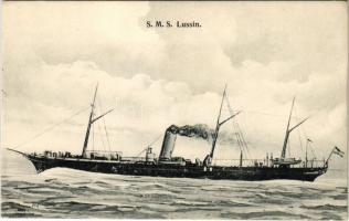 SMS Lussin osztrák-magyar haditengerészet torpedócirkálója / K.u.K. Kriegsmarine SMS Lussin Torpedokreuzer / Austro-Hungarian Navy SMS Lussin torpedo cruiser. G. Fano Pola 1907-08.