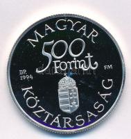 1994. 500Ft Ag "Régi dunai hajók - Carolina" T:PP apró fo. Adamo EM134