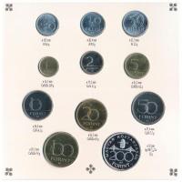 1993. 10f-200Ft (11xklf) forgalmi sor dísztokban, benne 200Ft Ag "MNB" T:PP patina
Adamo ...