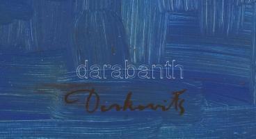 Derkovits jelzéssel: Csendélet. Olaj, farost, 40x50 cm