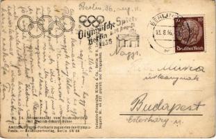 1936 Berlin, Gesamtansicht vom Reichssportsfeld mit Dietrich-Eckhardt-Bühne / 1936 Summer Olympics, ...