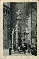 1922 Mainz, Das neue Kriegswahrzeichen / war monument. Ludwig Feist (EK)