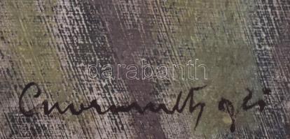 Gyarmathy jelzéssel: Táj. Olaj, vászon, fa keretben, 80x60 cm