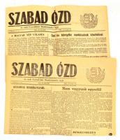 1956 A Szabad Ózd c. forradalmi újság 2. és 3. számának reprintje.