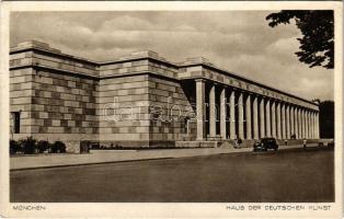 1939 München, Munich; Haus der Deutschen Kunst / House of German Art museum. Verlag Carl Krueck Nr. 873. + "1939 München Hauptstadt der Bewegung" NS So. Stpl. (EK)