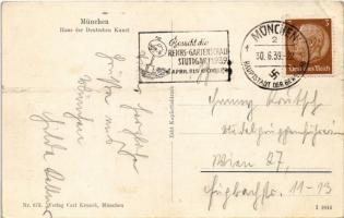 1939 München, Munich; Haus der Deutschen Kunst / House of German Art museum. Verlag Carl Krueck Nr. ...