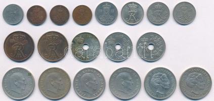 Dánia 1954-1987. 1ö-1Kr (19xklf) T:2,2-
Denmark 1954-1987. 1 Öre - 1 Krone (19xdiff) C:XF,VF