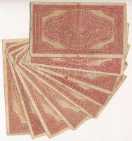 1920. 2K "2aa" (5x) + 2K "2ab" csillagos sorszámmal (5x) T:III,III- Adamo K7,K7/...