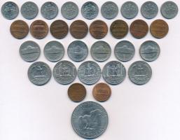 Amerikai Egyesült Államok 1948-1999. 1c-1$ (31db) T:2,2- USA 1948-1999. 1 Cent - 1 Dollar (31pcs) C:XF,VF