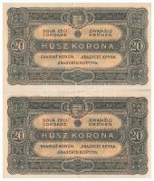 1920. 20K (2x) T:II-III Adamo K21h