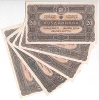 1920. 20K (5x) T:II-,III Adamo K21,K21h