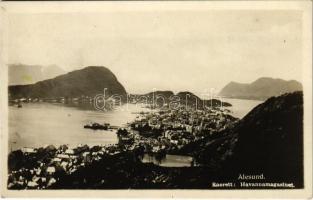 1930 Alesund, general view. Enerett Havannamagasinet