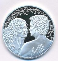 DN "Esküvőnk emlékére" Ag emlékérem dísztokban (31,15g/0.999/42,5mm) T:PP kis fo