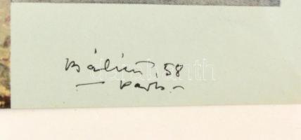 Bálint Endre (1914-1986): Szegény anyuka. Ofszet, papír, jelzett a nyomaton. Az 1979-ben megjelent 1...