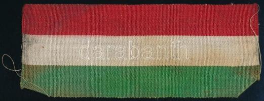 1926 A Cserkész Nagytábor sorszámozott nemzetiszín felvarrója / National jamboree numbered ribbon 10...