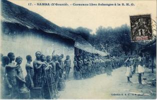 Samba (NGounié), Caravane libre Ashangos á la S. H. O. /  Ashangos free caravan